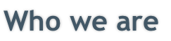 Who we are